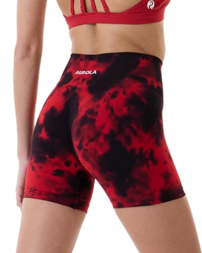 Image of AUROLA Dream Collection Women Workout Shorts High Waist Gym Shorts, Scrunch Butt Seamless Athletic Shorts