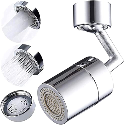 Sink Sprayer Attachment For Faucet| Faucet Aerator With 2 Flow Mode| 720Â° Faucet Sprayer Attachment| Faucet Extender For Bathroom Sink| Internal Thread 23.5-24mm& External Thread 21.5-22mm
