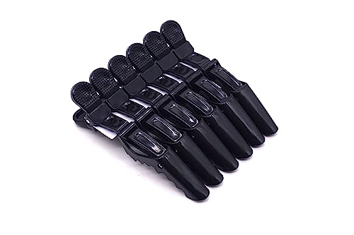 Kit Grampos Clips Crocodilo Jacaré Presilha Para Cabelo Com 6 uni...