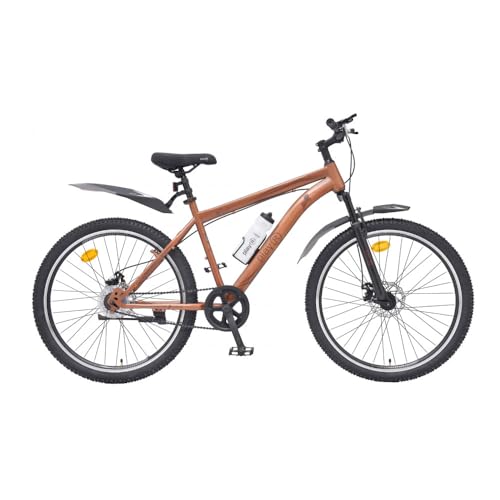 Image of playR Stallion Cycle 27.5 Inch Single Speed - Front Wheel Shock Abs Front and Rear Disc Brake for Durable City Bicycle & Outdoor Adventure Bike for Men & Women All Season