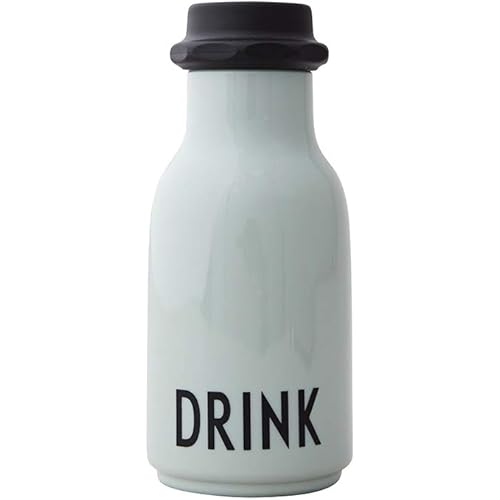 Design Letters TO GO Water bottle | 11 oz unbreakable cute kids water bottle | Reusable water bottle for toddler | BPA, BPS-free, Leak-proof and Drop-safe | Green