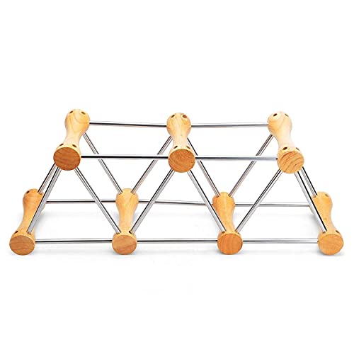 Soporte para botellas de vino moderno en acero inoxidable miniatura 3