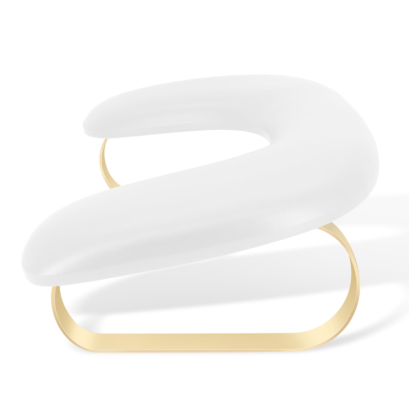 Repose Main Ongle en Forme du U,Repose Main Manucure en Cuir PU pour Manucure,Coussin Ongle Repose Main avec Support Amovible pour Techniciens,Repose Bras Ongles pour Salon,Domicile