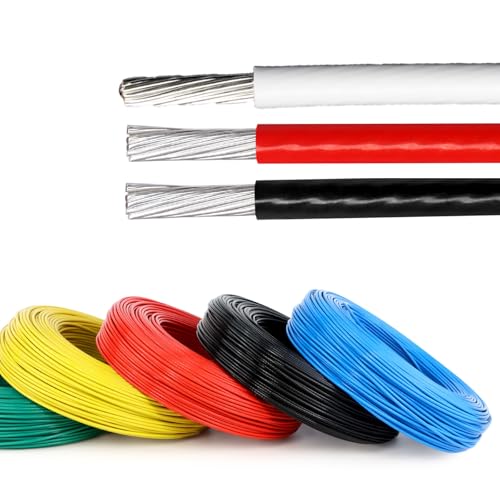 Câble silicone haute tension pour allumage de moteur thermique résistant à 200°C 16AWG