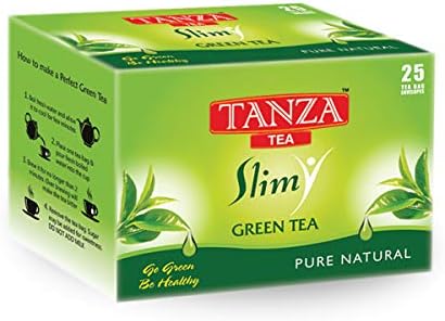 Tanza Tea Slim Green Tea Pure Natural 25 Tea Bag Envelopes