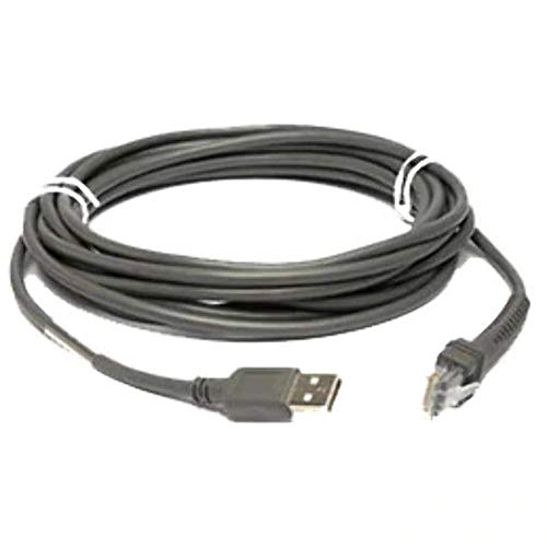 Zebra Technologies CBA-U10-S15ZAR Sub Cable, Series a Connector, Straight, 15' Length
