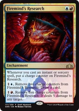 Magic: The Gathering - Firemind's Research - Foil Draft Weekend Promo - Unique and Miscellaneous Promo