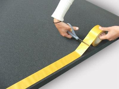 Doppelseitiges Klebeband für Schaumstoff Akustik Kleber Noppenschaum 25 lfm