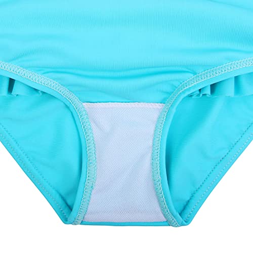 Image of XFGIRLS Girls Swimsuit Toddler Girl Two Piece Long Sleeve Bathing Suit Swimwear Swimming UPF 50+