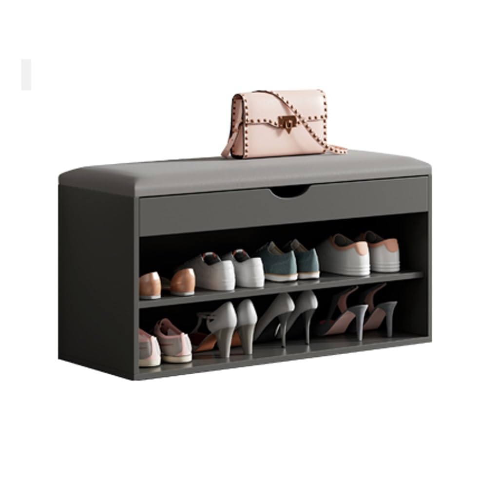 Aioneer Footstool For Front Door Entrance Shoe Changing Stool Home Door Shoe Cabinet Can Sit In One Simple Modern Door Wearing Shoe Storage Stool Outdoor Bench Shoe Bench,B S 50C-B-S 50cm