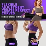LKV Waist Trainer for Women & Men, Neoprene Waist Sweat Band, Waist Trimmer Sweat Belt for Workout, Stomach Wrap Body Shaper - Image 2