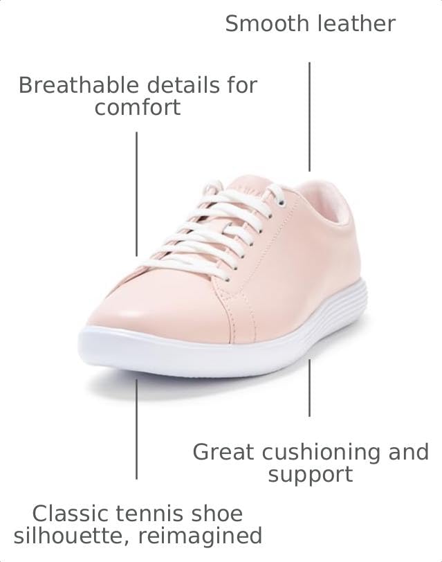Image of Cole Haan Women's Grand Crosscourt Leather Sneaker