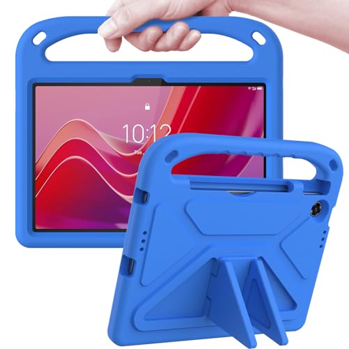 ATOOZ for Lenovo Tab 10.1 2025 Case Kids Cover With Shockproof Handle Stand for Lenovo Tab 10.1inch (TB311XU / TB311FU) Tablet (Blue)