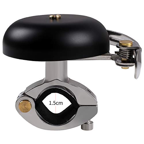 Brass Vintage Bicycle Bell, Retro Bike Bell for Adults and Kids, Loud Crisp Clear Sound Cycle Handlebar Ring Horn, Cycling Accessories