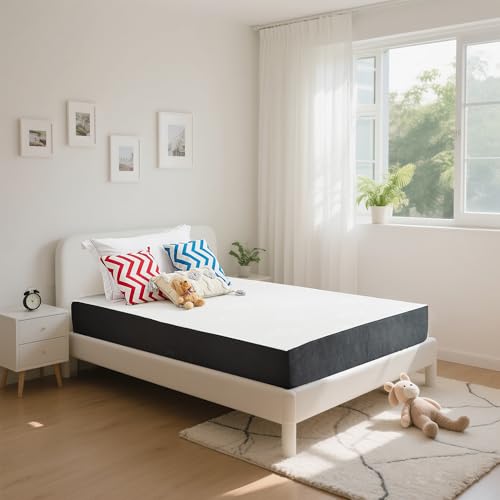 Zyerch 6 Inch Twin Size Mattress Memory Foam Mattress...