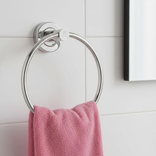 Image of Stainless Steel Towel Ring for Bathroom, Napkin Ring for Wash Basin, Towel Holder, Napkin Holder, Towel Hanger, Bathroom Aessories (Round Shape) Set-1
