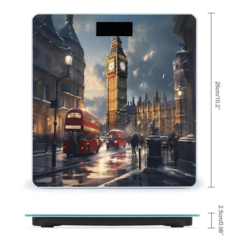 Báscula Digital de Baño con Pantalla LCD miniatura 2