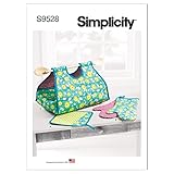 Simplicity Kitchen Accessories Pot Holder, Mitt, and Casserole Carrier Sewing Pattern Kit, Code S9528, One Size, Multicolor