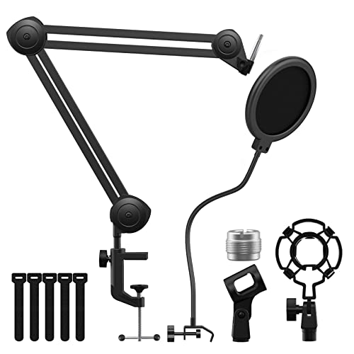 Guitto Mic Boom Arm - Upgraded Microphone Arm Stand Heavy Duty Stable Microphone Mount Arms Perfect For Quadcast,Streaming,Gaming,Home Office,Podcast Gms-02 #TOP22