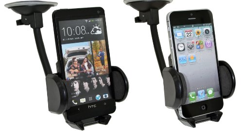 Universal KFZ PKW Auto Halterung kompatibel mit Sony Xperia 5 III 3 (2021) 360° drehbar - Halter Autohalterung | geeignet auch mit Case - Tasche - Hülle + USB-C KFZ LADEKABEL USB Typ C Kabel 12-24V