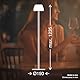 BRILONER - Riffle LED Stehlampe kabellos IP44 mit Touch, dimmbar, Memoryfunktion, Akku tauschbar, Akku Stehleuchte, Leselampe, Wohnzimmerlampe, German Design Award Winner 2025, 19x124 cm, Beige