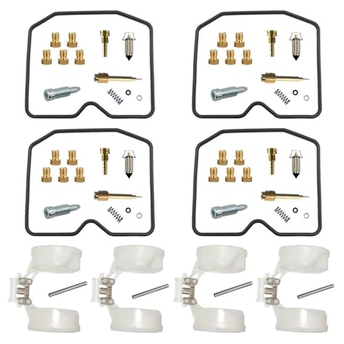 に適合するカワサキに適合するゼファー1100 ZR1100 1992-1996 用 キャブレター修理キット キャブレタープランジャー ダイヤフラム&フロート 修理キットバイク用キャブレターリビルドキット キャブレターリビルド(セット3)