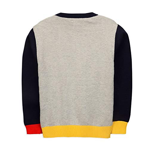 Image of The Orignal Cherry Crumble California Unisex Cherry Crumble Boy's Cotton Blend Modern Pullover Sweater (Ctws-Swtr-2160 ನೀಲಿ 2-3 Years)
