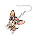 Imagen de DALANE Acrilico Lindo Perro Mamá Regalos Chihuahua Pendientes Colgante Divertido Mandala Bohemio Joyería Boho Regalos para Mujeres Niñas Amantes de Perros Dueños de Cachorros de Mascotas