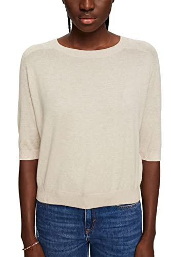 ESPRIT Damen 013EE1I307 Pullover, 264/LIGHT Taupe 5, M