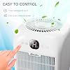 Aircillin Air Purifiers for Home Bedroom Up to 908 Sq Ft, Air Purifiers with HEPA Filter Aromatherapy,Turbo Boost Button, Sleep Mode, White
