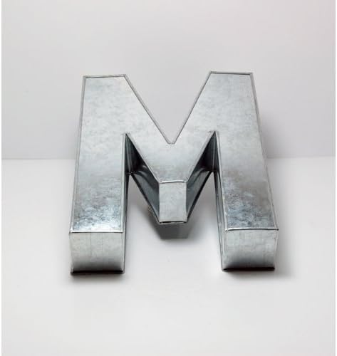 14” Alphabet Shape Cake Tin Mould Pan - Name The Cake – A to Z All Letters (M)
