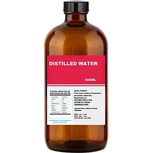 THE ORGANIC FACTORY DISTILLED WATER REAGENT GRADE Triple Deionized