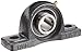 Hub City PB250DRWX1-1/8 Pillow Block Mounted Bearing, Normal Duty, Low Shaft Height, Relube, Setscrew Locking Collar, Wide Inner Race, Ductile Housing, 1-1/8" Bore, 1.82" Length Through Bore, 1.562" Base To Height