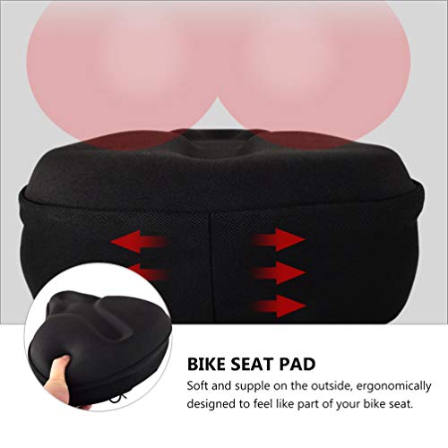 BESPORTBLE Capa de Almofada de Assento de Bicicleta Capa de Sela de Bicicleta Macia Almofada de Gel
