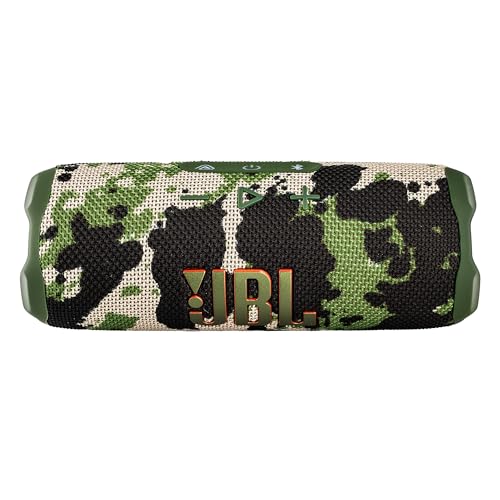 Image of JBL FLIP 7 (Squad) Waterproof Portable Speaker Bundle with X-Halo Hardcase (Black)