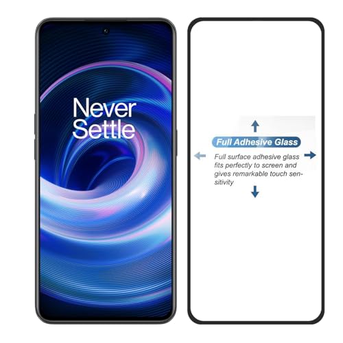 Image of POPIO Military-Grade Gorilla Tempered Glass For OnePlus 10R | 9H Hardness, Edge-to-Edge, Bubble-Free