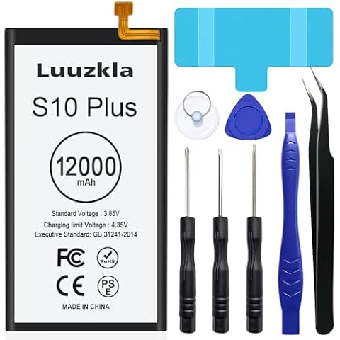 Luuzkla 12000mAh Battery for Galaxy S10 Plus Cover