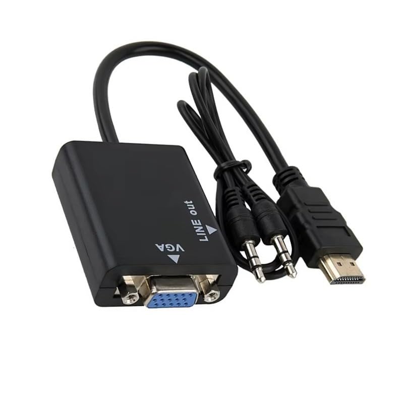 Adaptador/Conversor HDMI para VGA com Áudio