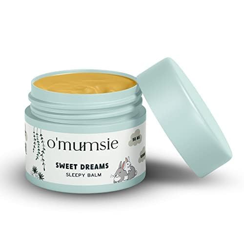 O'mumsie - Sweet Dreams Baby Sleep Balm | Calming Massage Balm with Mandarin, Lavender & Chamomile | Promotes Restful Nights | 50g