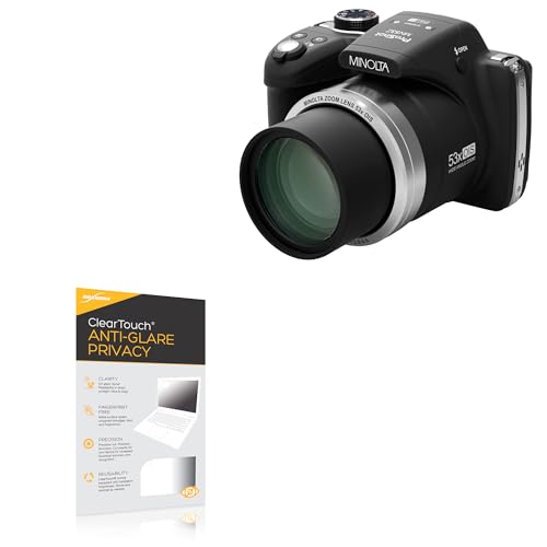 BoxWave Screen Protector Compatible with Minolta MN53Z - ClearTouch Anti-Glare Privacy (2-Pack), Privacy Screen Protector Flexible Film Anti-Glare