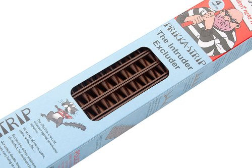 One Stop DIY 100 x PRIKASTRIP INTRUDER DETERANT SECURITY FENCE STRIPS 500MM L BROWN NEW