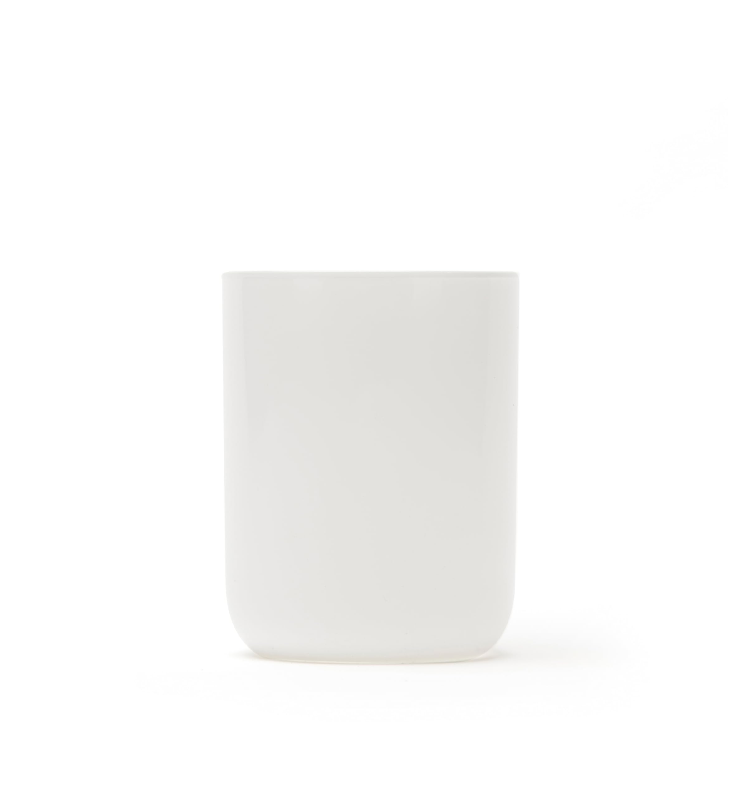 Excelsa Nordic Set of 6 White Glasses, Sprayed Glass, Capacity 350 ml