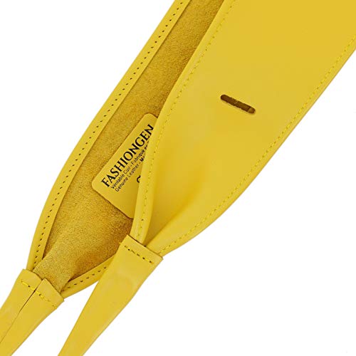 Image of FASHIONGEN - Woman Italian leather Obi belt, CASSIANE