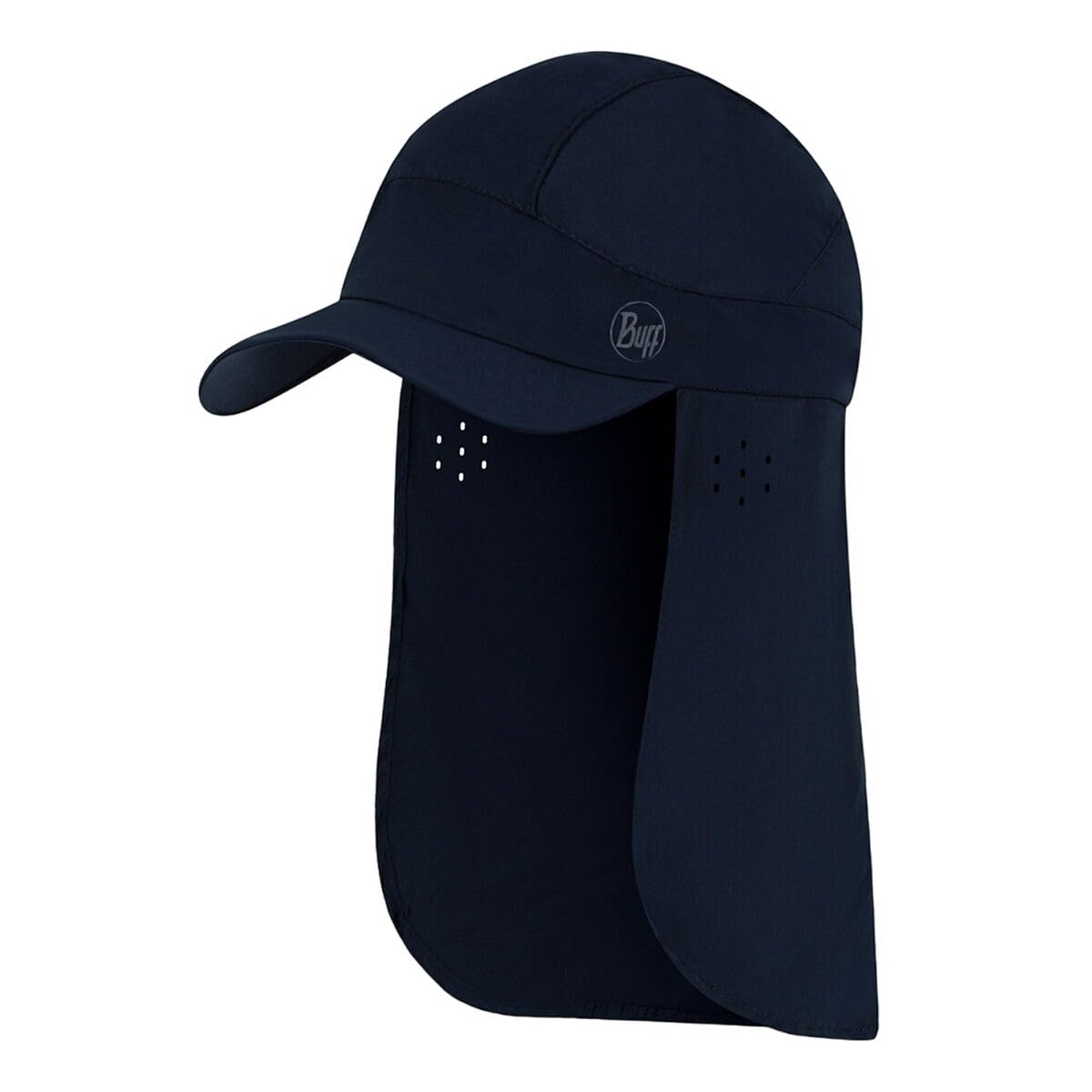 Buff Cap with Neck Protector Pack Cap Bimini Navy Blue