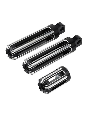 Sélecteur et repose-pieds CNC noirs de précision pour moto Touring Road King