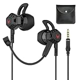 Langsdom Gaming Earbuds with Microphone, in-Ear Headphones with Noise Cancellation, 3.5MM Jack Wired...