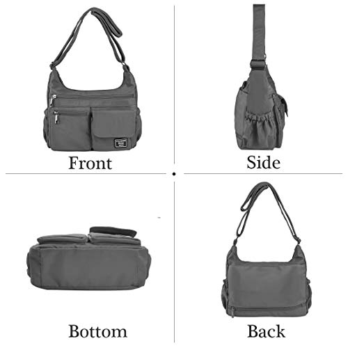 Image of VOLGANIK ROCK Crossbody Bags for Women RFID Lightweight Travel Shoulder Bag Waterproof Nylon purses and handbags Pocketbook