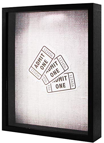 image for Space Art Deco 11x14 Black Shadow Box Frame - Shadow Box Display Case 