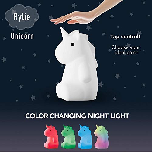 Globe 13119 Adorable Multicolor Changing Integrated Led Rechargeable Silicone Night Light thumb #1