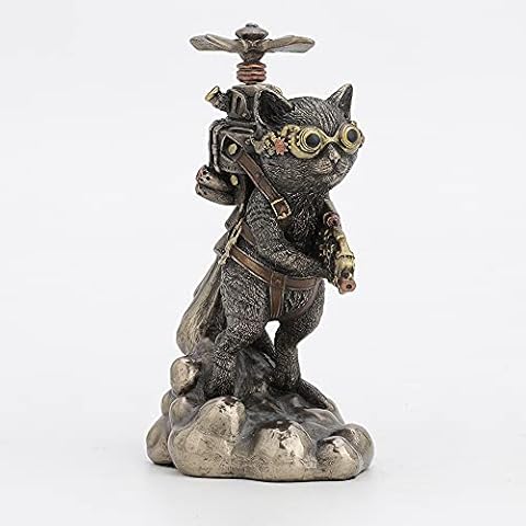 Veronese Design Steampunk-Katzen-Propeller, 14,9 cm hoch Cover